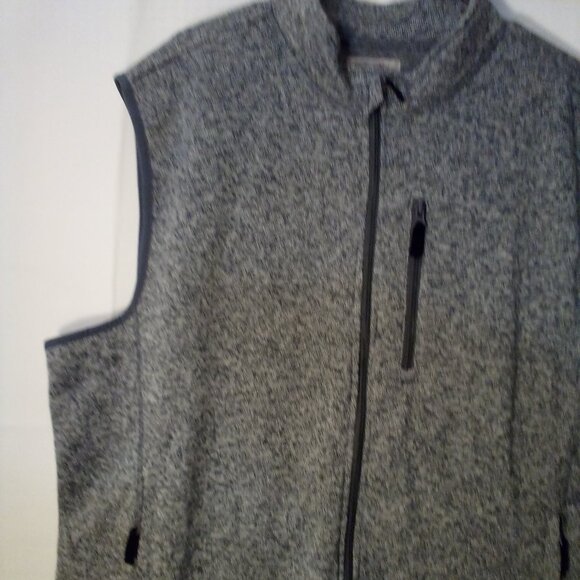 Ocean Coast Vest Jacket Men XXL Sleeveless Full Zip Pockets Gray - Picture 4 of 14